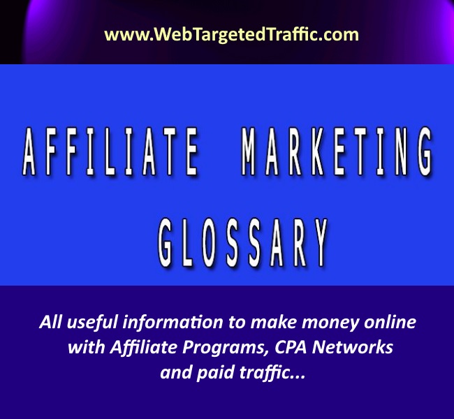 affiliate marketing glossary, make money affiliate