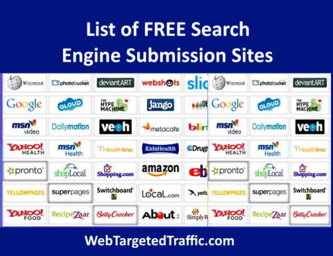 List Of Top Free Search Engine Submission Sites Updated